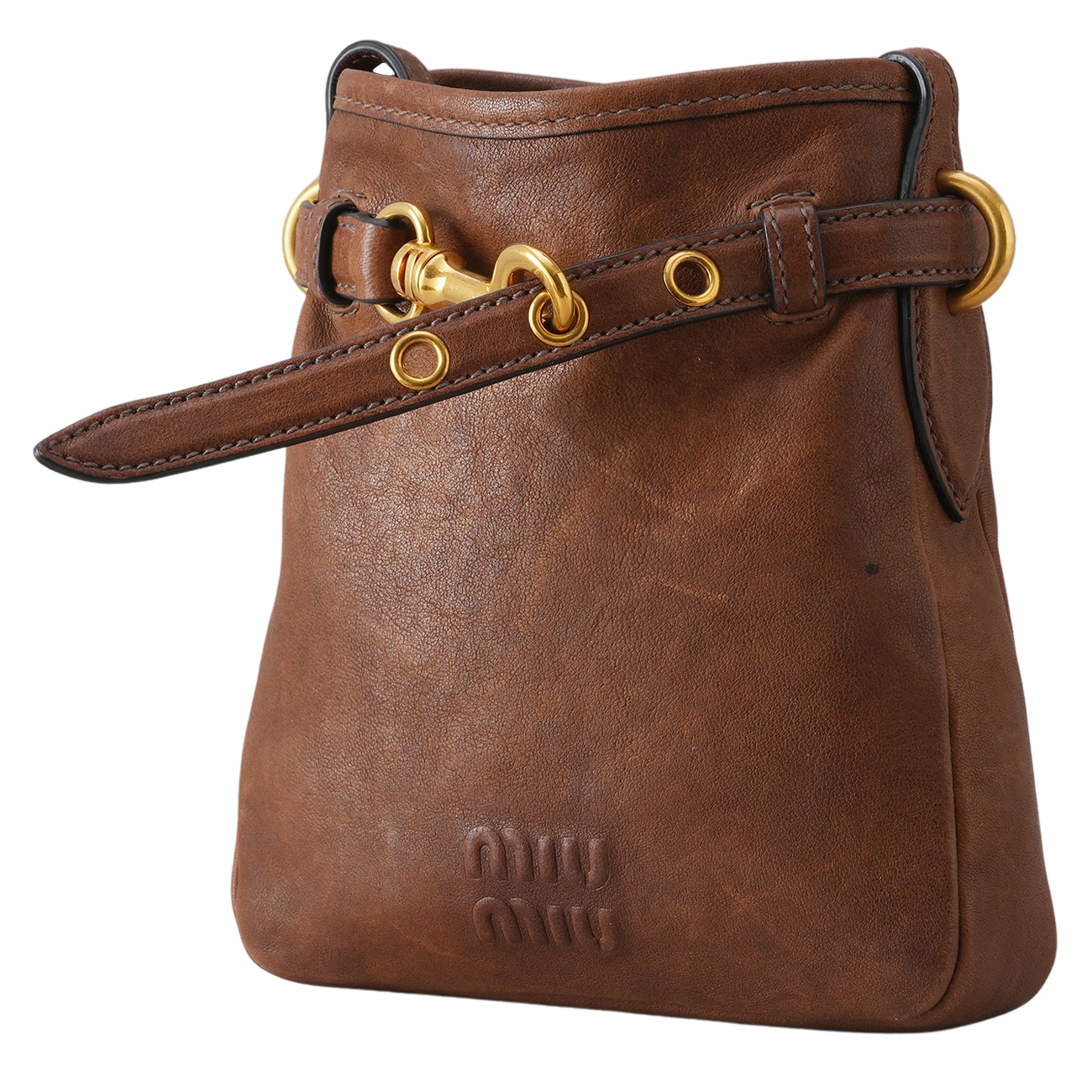 MIU MIU(USED)미우미우 나파 가죽 파우치